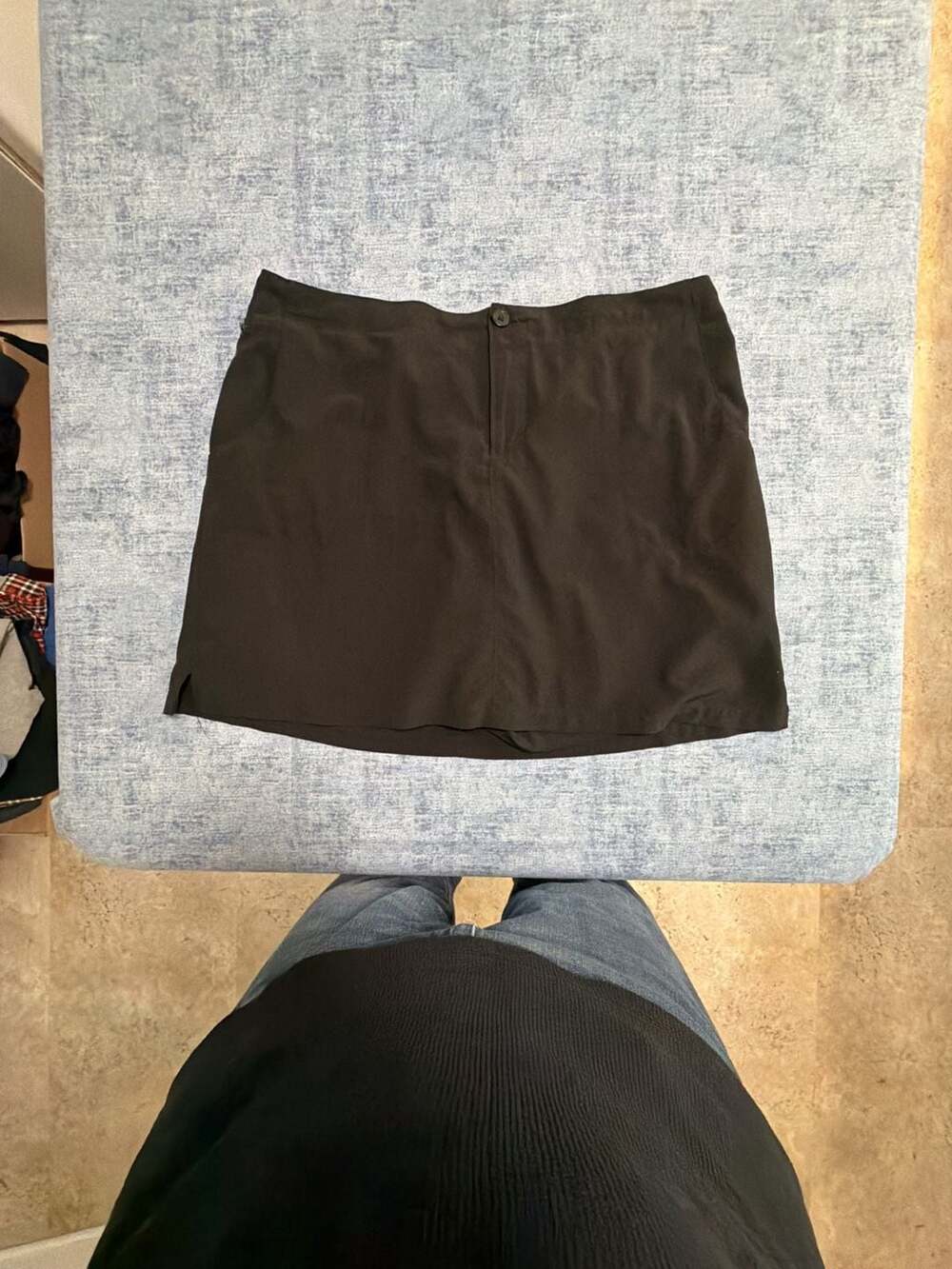 White Sierra Skort Size XL Black Athletic Skirt